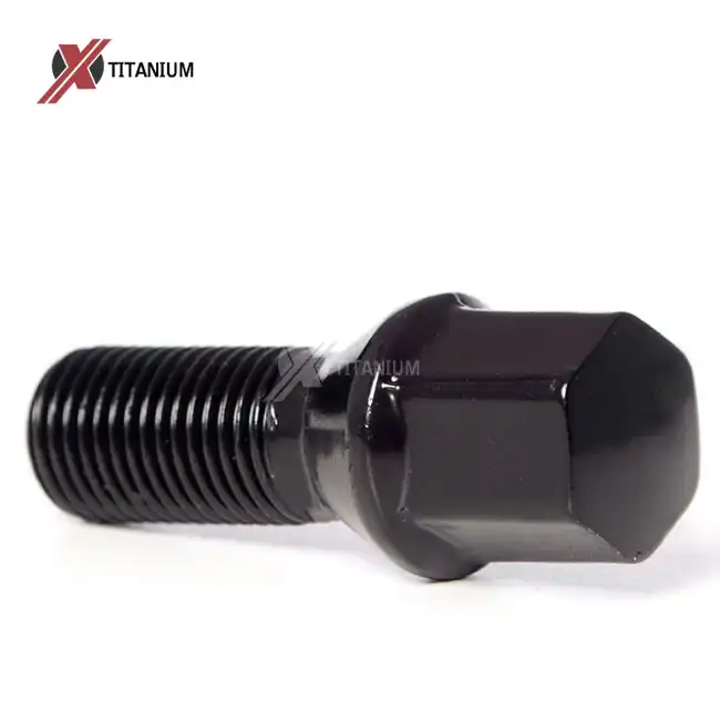 14x1.5x27mm titanium black wheel bolts